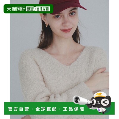 1h可退 日本直邮官方授权 Sonny Label 亮片羽毛V领针织套头衫