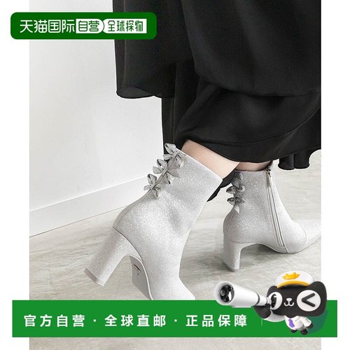 日本直邮RANDA 背带闪片短靴 [RA041BW015187] 黑色