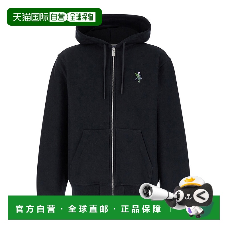 1h可退 香港直邮BURBERRY 男士针织毛衣 80978541 AW2024 黑色 长