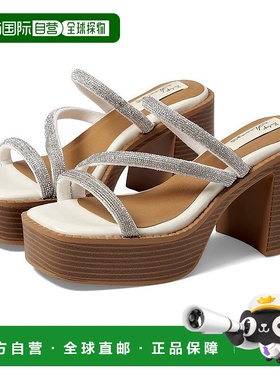 自营 vintage havana复古哈瓦那Nova凉鞋女式白色露趾厚底高跟JOB