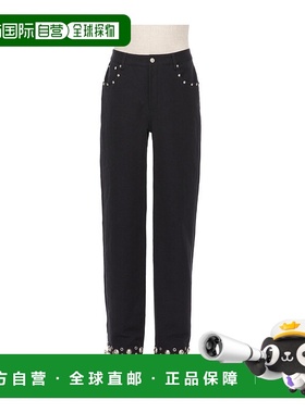 香港直邮VALENTINO 男士休闲裤 7V3RBN41AT1FA8 AW2025 黑色