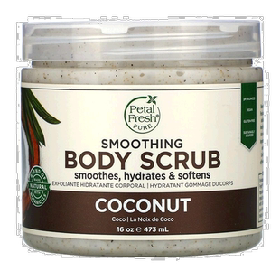 香港直邮Petal Fresh佩特斯身体磨砂膏椰子香保湿滋养454g正品