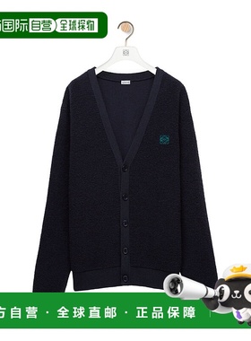 香港直邮LOEWE 男士针织衫 H526Y16KA15110 SS2025 蓝色 长袖羊毛