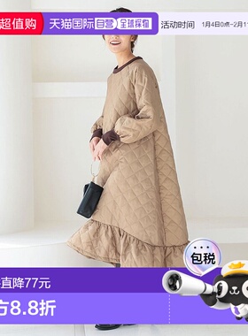 日本直邮KOBE LETTUCE 绗缝喇叭连衣裙 [E2952] KO5653EW15229 连