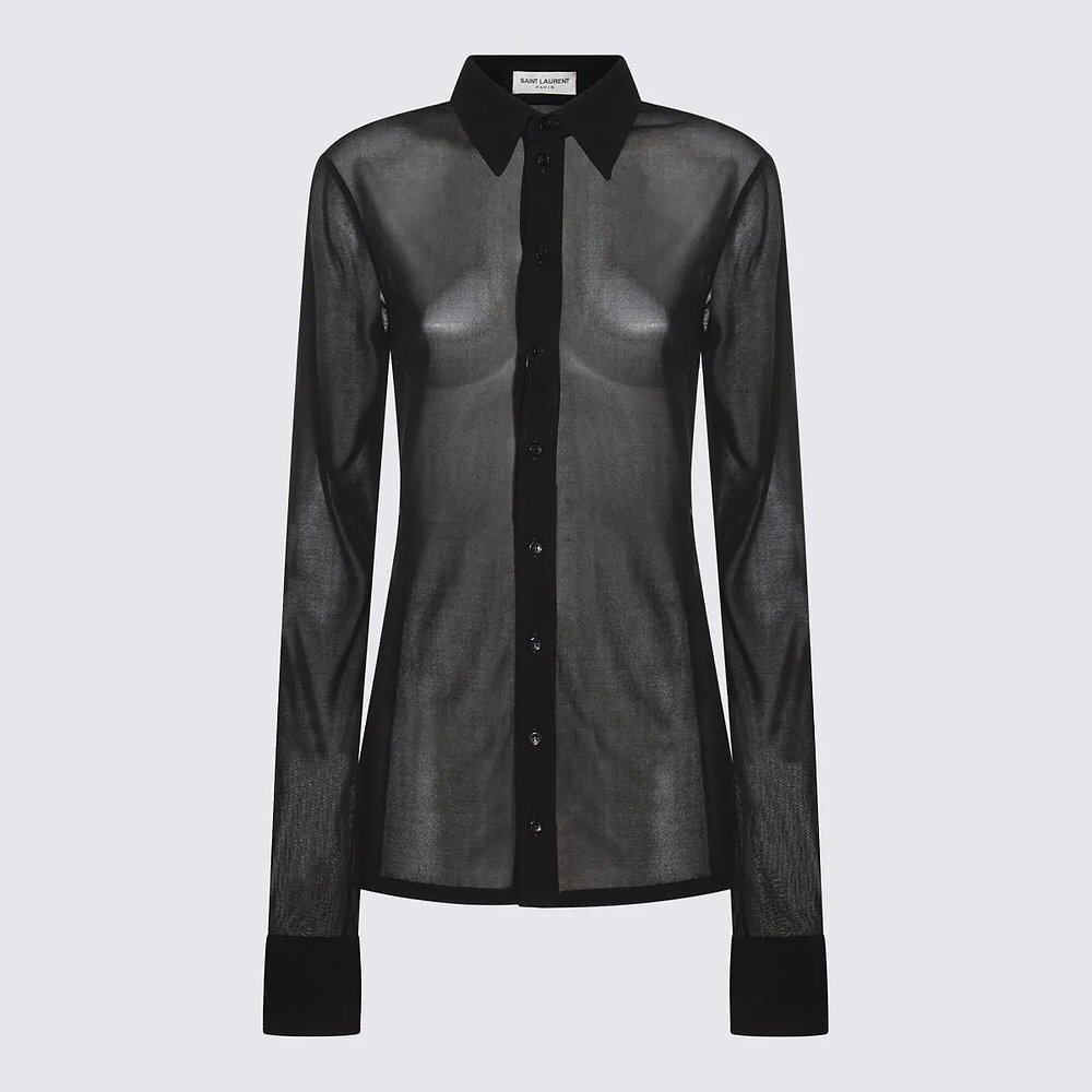 saint laurent 女士 衬衫