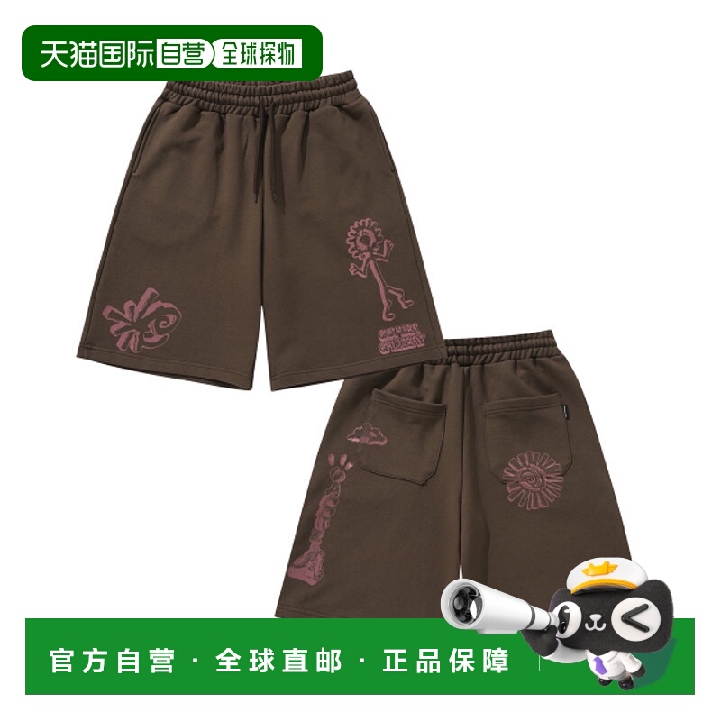 韩国直邮GOTTER GALLERY 公用短裤 GT25SUBT01BR ETHNIC DOODLE S