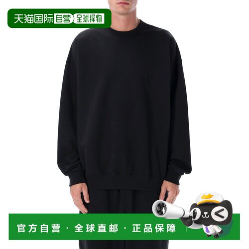 香港直邮Y-3 男士卫衣 26PIW0075BLK SS2026 黑色 Y-3 Brushed Te