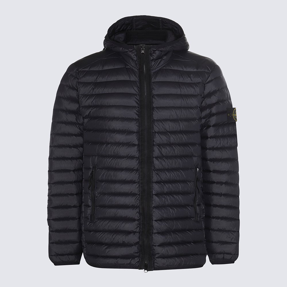 STONE ISLAND 男士外套 811540324A0020 AW2024 蓝色