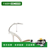 Saeda 香港直邮潮奢 白色尖头藏趾莱茵 周仰杰 女士 Jimmy Choo