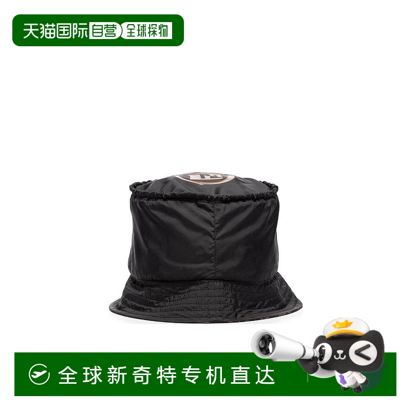 1h可退 香港直邮FENDI 女士帽子 FXQ690AZFUBLACK AW2020 黑色 徽