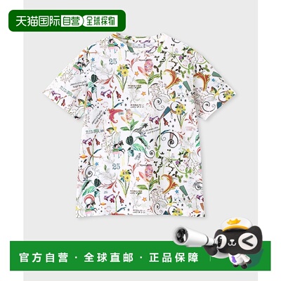 1h可退 日本直邮Paul Smith 女装 全棉半袖T恤 艺术感植物印花 25