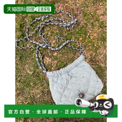 1h可退 日本直邮EVRIS 女装 绗缝链条迷你单肩包 小号金属装饰 37