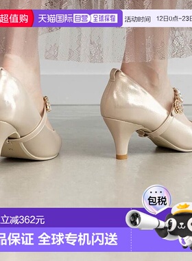 日本直邮RANDA 7WAY平底鞋 单鞋高跟鞋 黑色RA041BW05334浅口鞋