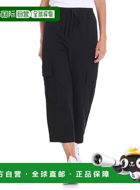 香港直邮KENZO 女士休闲裤 2PA1765AR99 AW2018 黑色 Black crop