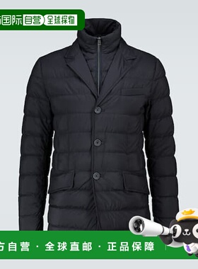 1h可退 香港直邮潮奢 Herno 男士 羽绒夹克 004120 blue蓝色 舒适