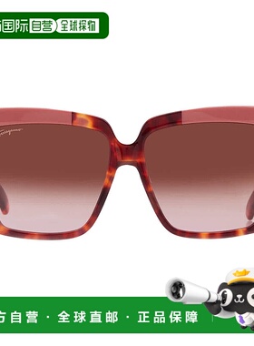 自营salvatore ferragamoFerragamo Brown Gradient Square Ladie