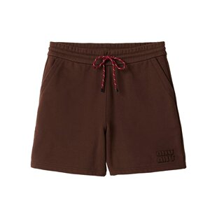 SS2025 MJP34015AVSOOOF0324 棕色 女士短裤 MIU