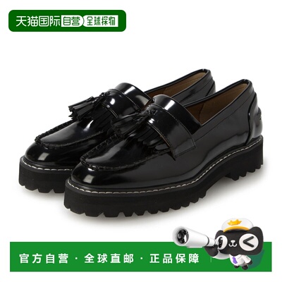 日本直邮日本直邮Bridget Birkin 541631 厚底流苏乐福鞋（黑色）