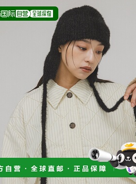 1h可退 日本直邮KBF 女装 飞行员针织帽 宽松保暖 KBA72CA101