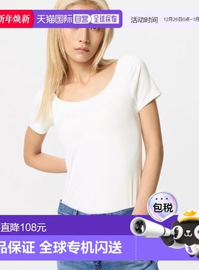 日潮跑腿UNIQLO优衣库 女款Airism文胸T恤短袖 00 WHITE XS 47700