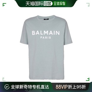 男士 T恤 Balmain DH1EG000BB73 香港直邮潮奢 印花短袖 巴尔曼