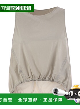 香港直邮HERNO 女士衬衫 BL000028D1250 SS2025 白色 无袖坦克背