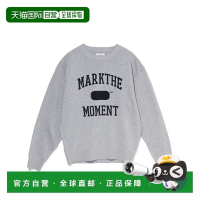 韩国直邮MARKM 公用卫衣MIUCA80020 MARK THE MOMENT SLOGAN JACQ
