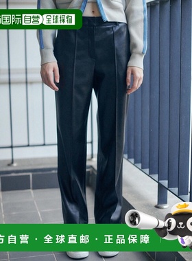 韩国直邮LOEUVRE正品 女装休闲裤301854123Eco Leather Pintuck P