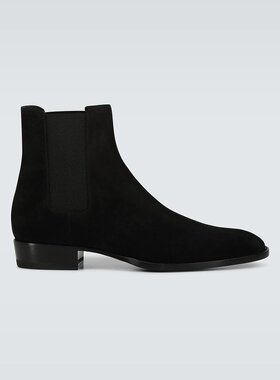 Saint Laurent 圣罗兰 男士 Wyatt 绒面革切尔西靴 001124
