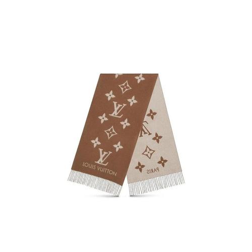 LOUIS VUITTON 女士围巾 M76067 CO 棕色 REYKJAVIK 围巾