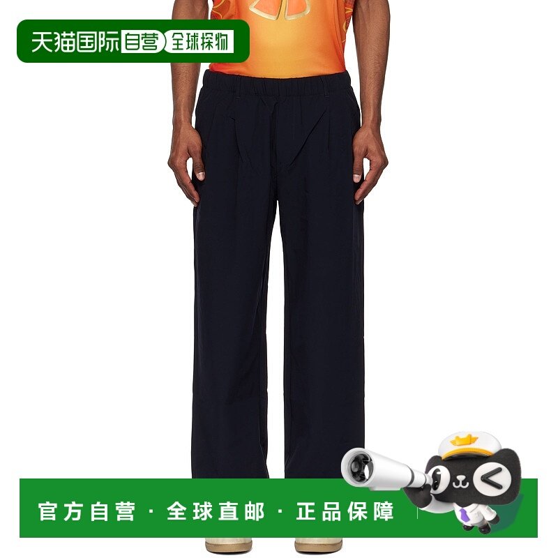 1h可退 香港直邮潮奢 Tom Ford 汤姆 福特 男士 黑色 Pleated Nyl