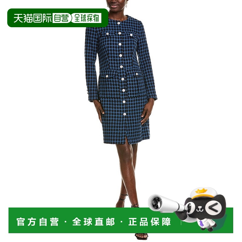 自营 Nanette Nanette Lepore Midi连衣裙-蓝色 美国奥莱直发