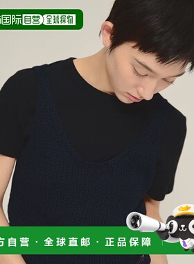 1h可退 日本直邮eL 女装 夏季针织背心 无袖设计 可叠穿 混纺材质