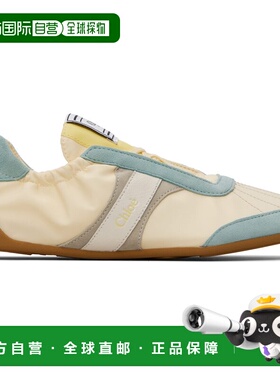 1h可退 香港直邮Chloe 蔻依 女士 黄色 Kick 运动鞋 CH26S15