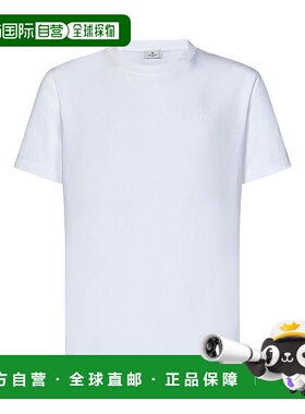 1h可退 香港直邮ETRO 男士T恤 MRMA0002AJ262W0800 AW2025 白色 W