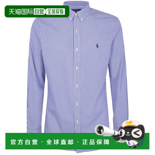 1h可退 香港直邮POLO RALPH LAUREN 男士衬衫 710928254008BLUE A