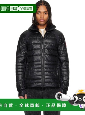 1h可退 香港直邮Canada Goose 加拿大鹅 男士 黑色 HyBridge Lite