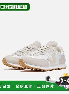 自营 Veja Rio Branco RB0102382A运动鞋女式白色绒面低帮训练鞋-