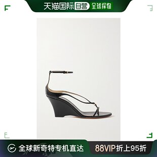 F3069846 女士 精饰皮质坡跟凉鞋 Marion 香港直邮潮奢 KHAITE