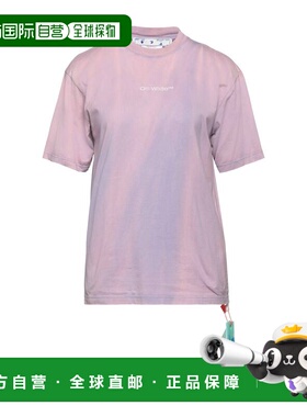 1h可退 香港直邮off-white 女士 T恤 purple紫色 舒适时尚