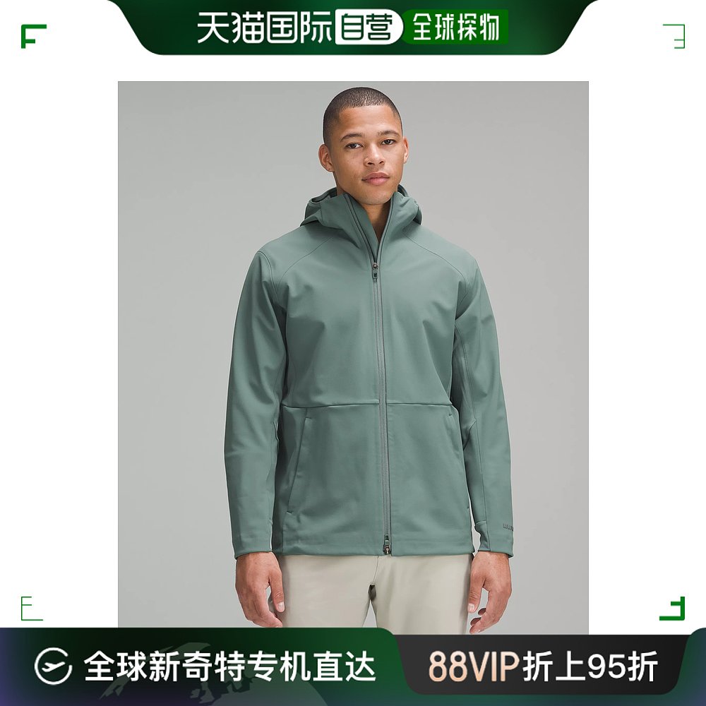 日潮跑腿Lululemon露露乐蒙 男款连帽防风夹克外套 绿色 XS prod9 运动服/休闲服装 运动茄克/外套 原图主图