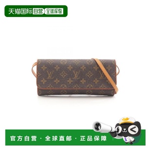 日本直邮中古LV路易威登女包B级9新Pochette Twin信封包斜挎包