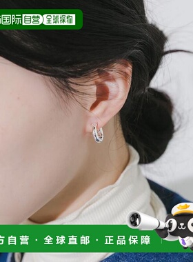 1h可退 日本直邮官方授权 SMELLY 金属竹节一键式圈形耳环