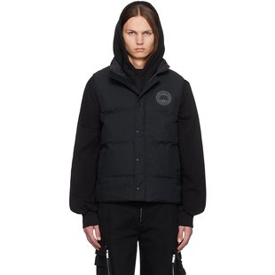 加拿大鹅 男士 黑色 潮奢 羽绒马甲 Goose Garson 2081MB2 Canada