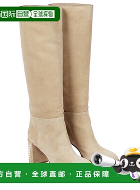 1h可退 香港直邮Gabriela Hearst 女士 Bocca 绒面革及膝靴子女靴