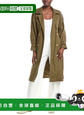 自营ANNA KAY Venda风衣-绿色 美国奥莱直发