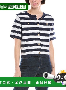 自营 Sam Edelman科琳开衫-蓝色 美国奥莱直发针织衫