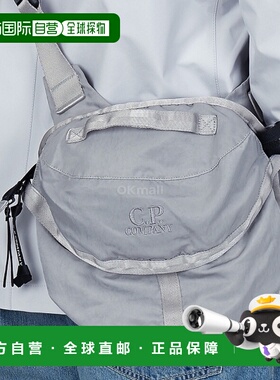 韩国直邮cp company男款手拿包尼龙单肩斜挎灰色防水出行日常时尚