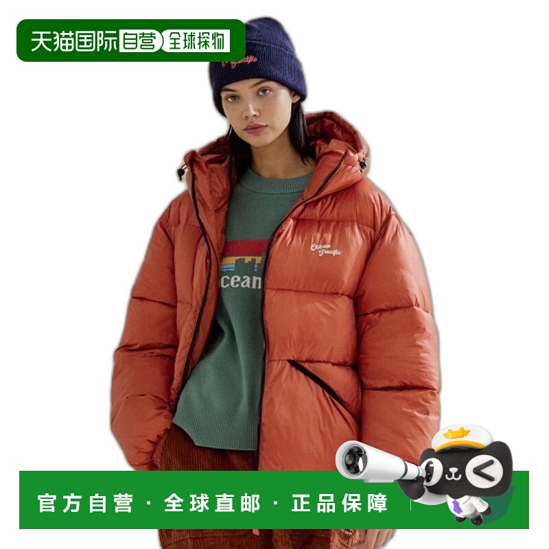 韩国直邮OCEANPACIFIC 男士羽绒服WOPC6RJPGZ02OR OCEAN HOODED P