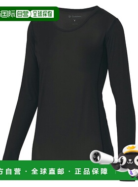 日本直邮C3fit 清凉圆领长袖 女士运动健身内衣 长袖 GCW65102-BK